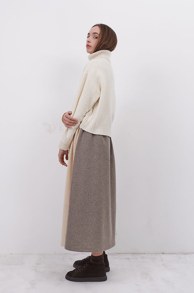 Спідниця бохо вовна мікс (С 90)